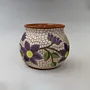 Handmade Luxury Mini Ceramic Vase – Mosaic Art Design – 13x7 cm