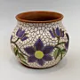 Handmade Luxury Mini Ceramic Vase - Mosaic Art Design - 13x7 cm thumbnail