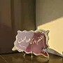 Handmade Resin Islamic Home Blessing Stand with Crystal - 22x35 cm thumbnail
