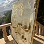 Handmade Resin Surah Ya-Sin Wall Art with Gold Crystal - 60x60 cm thumbnail