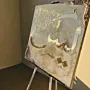 Handmade Resin Surah Ya-Sin Wall Art with Gold Crystal - 60x60 cm thumbnail