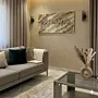 Handmade Resin Rabbi Awzini Quran Wall Art Crystal Finish - 40x80 cm thumbnail