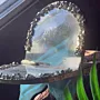 Resin Quran Holder with Pearl Crystal FrameFoldable - 40x25x3.5 cm thumbnail