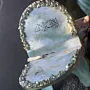 Resin Quran Holder with Pearl Crystal FrameFoldable - 40x25x3.5 cm thumbnail