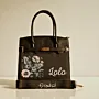 Personalized Premium Leather Handbag - Butterfly Lolo - Multi-Size/Color