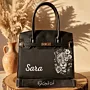 Personalized Premium Leather Handbag - Lioness Art - Multi-Size/Color