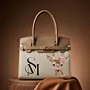 Personalized Premium Leather Handbag - Fawn Monogram - Multi-Size/Color