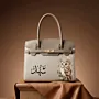 Personalized Premium Leather Handbag - Owl Portrait - Multi-Size/Color