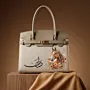 Personalized Premium Leather Handbag - Chestnut Horse - Multi-Size/Color