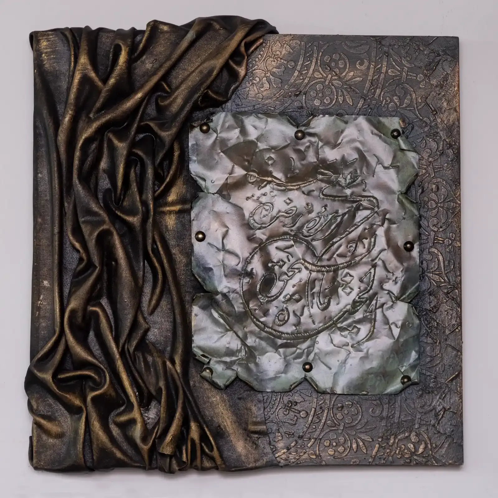 Handcrafted Raised Arab Horseman Wall Art with Artisan Details