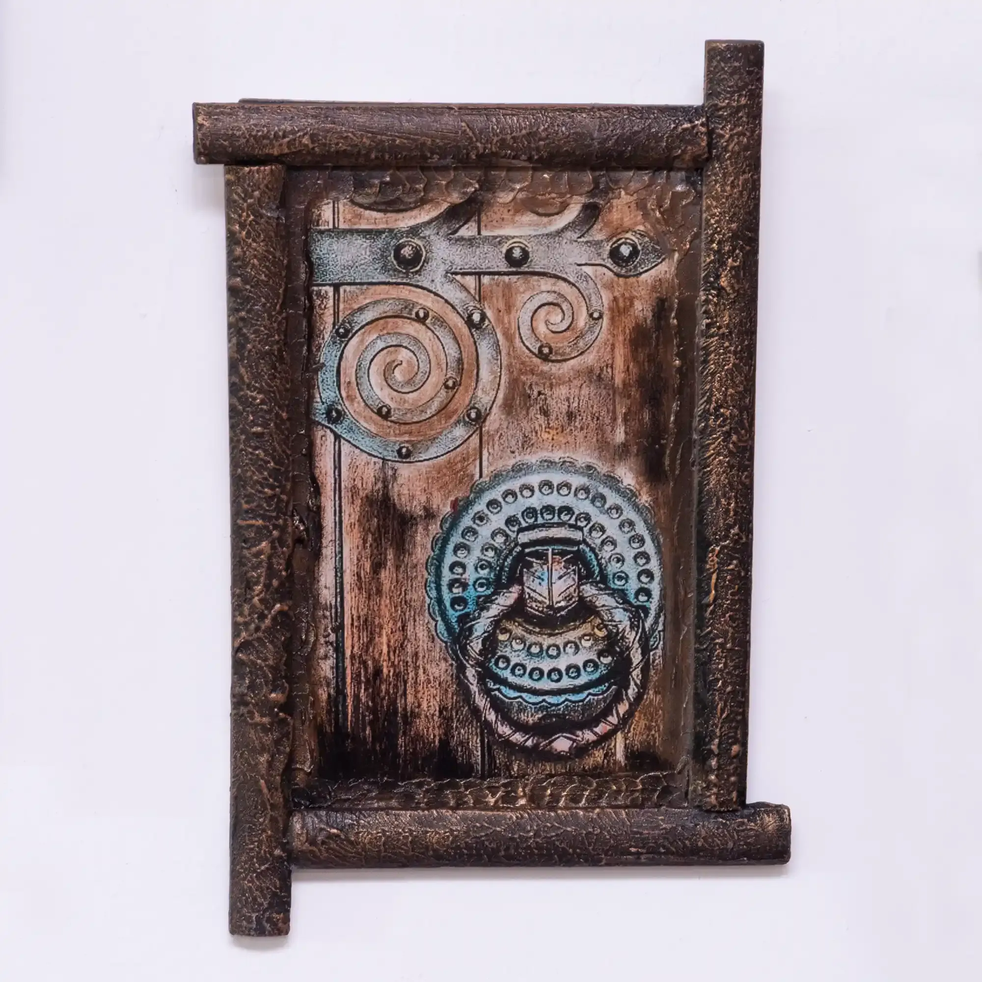 Heritage Design with Blue Evil Eye Handcrafted Decorative Wall Art