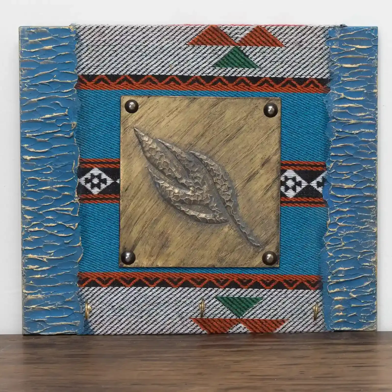 Handmade Copper Olive Leaf Heritage Panel Decorative Wall Art