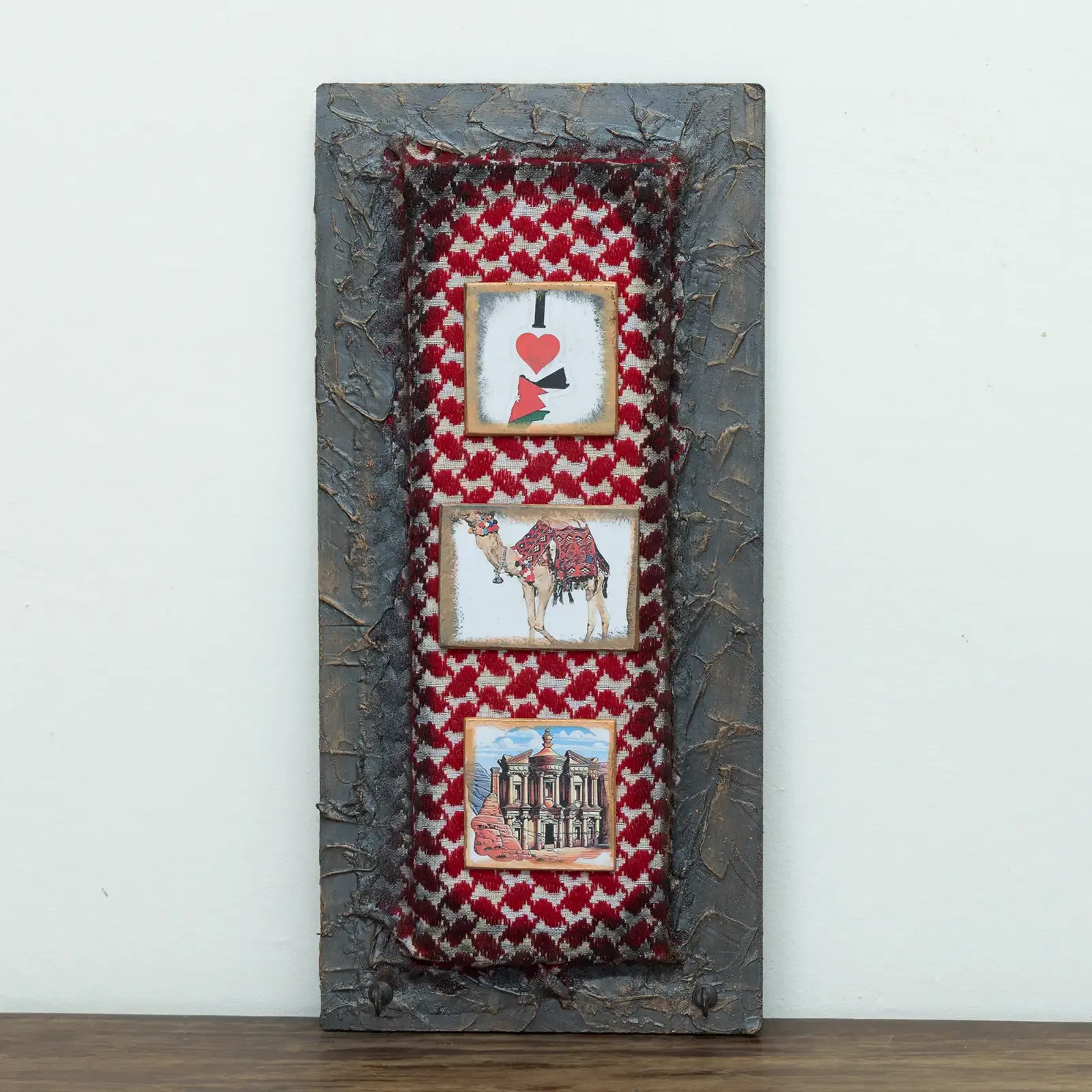 Artisan Jordan Heritage Icon Collage Wall-Mounted Key Holder