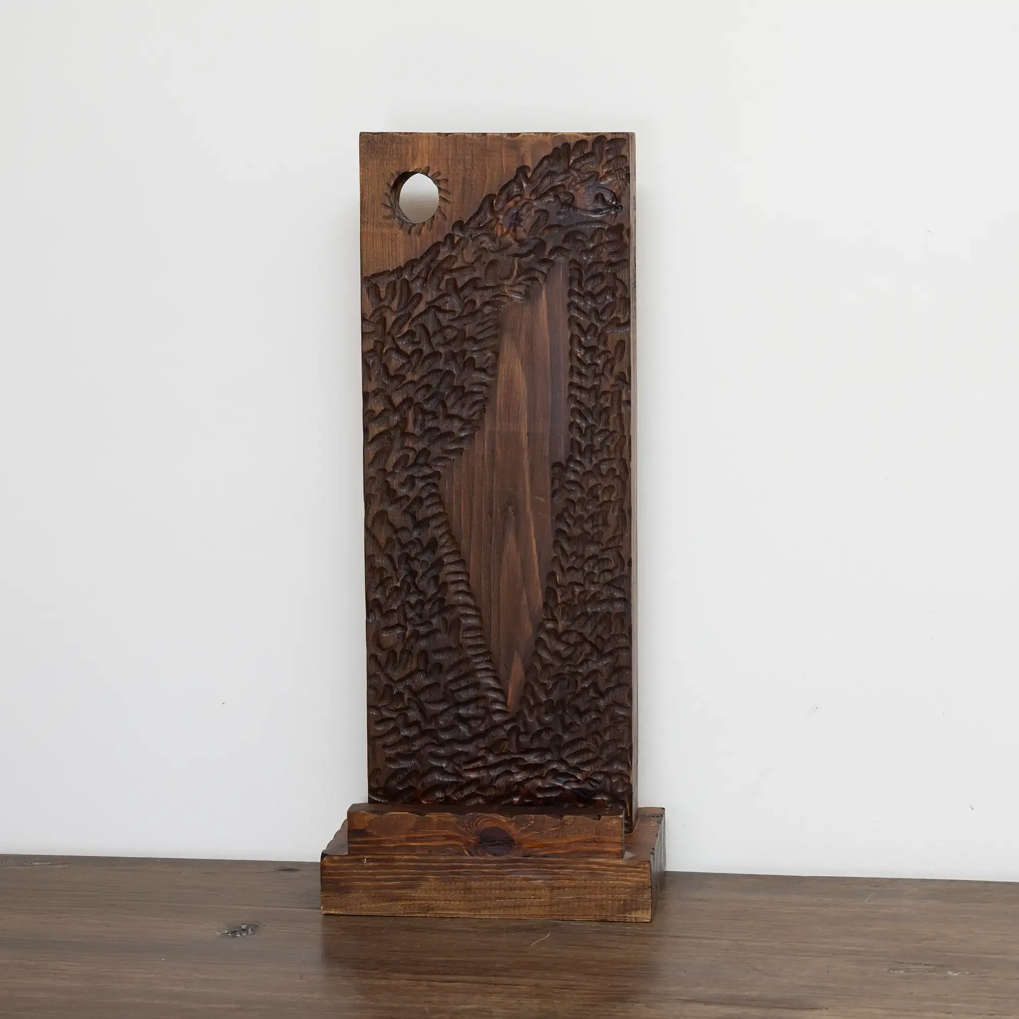 Handmade Engraved Palestine Map Sculpture for Home and Office Decor
