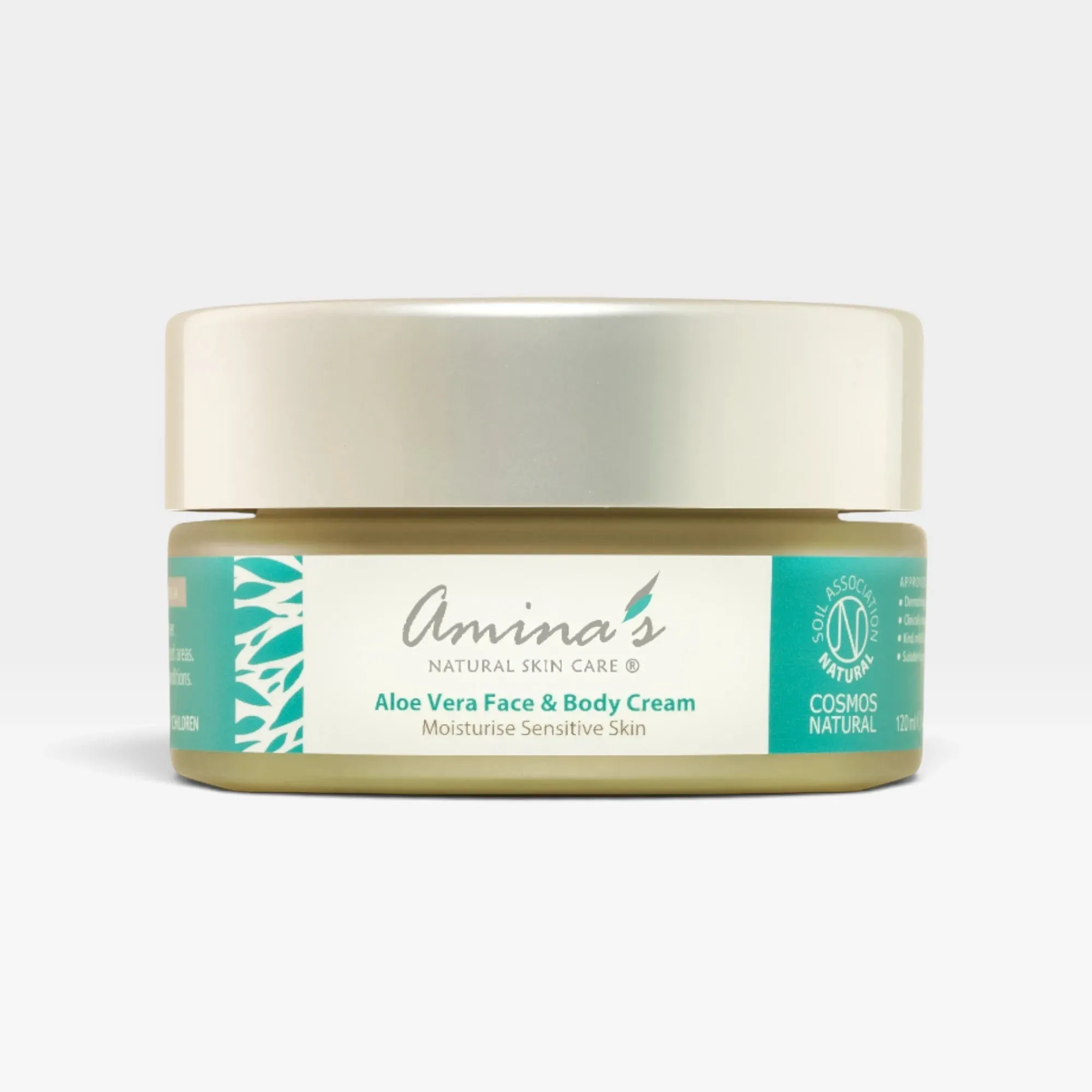 Natural Aloe Vera Face and Body Cream for Sensitive Skin