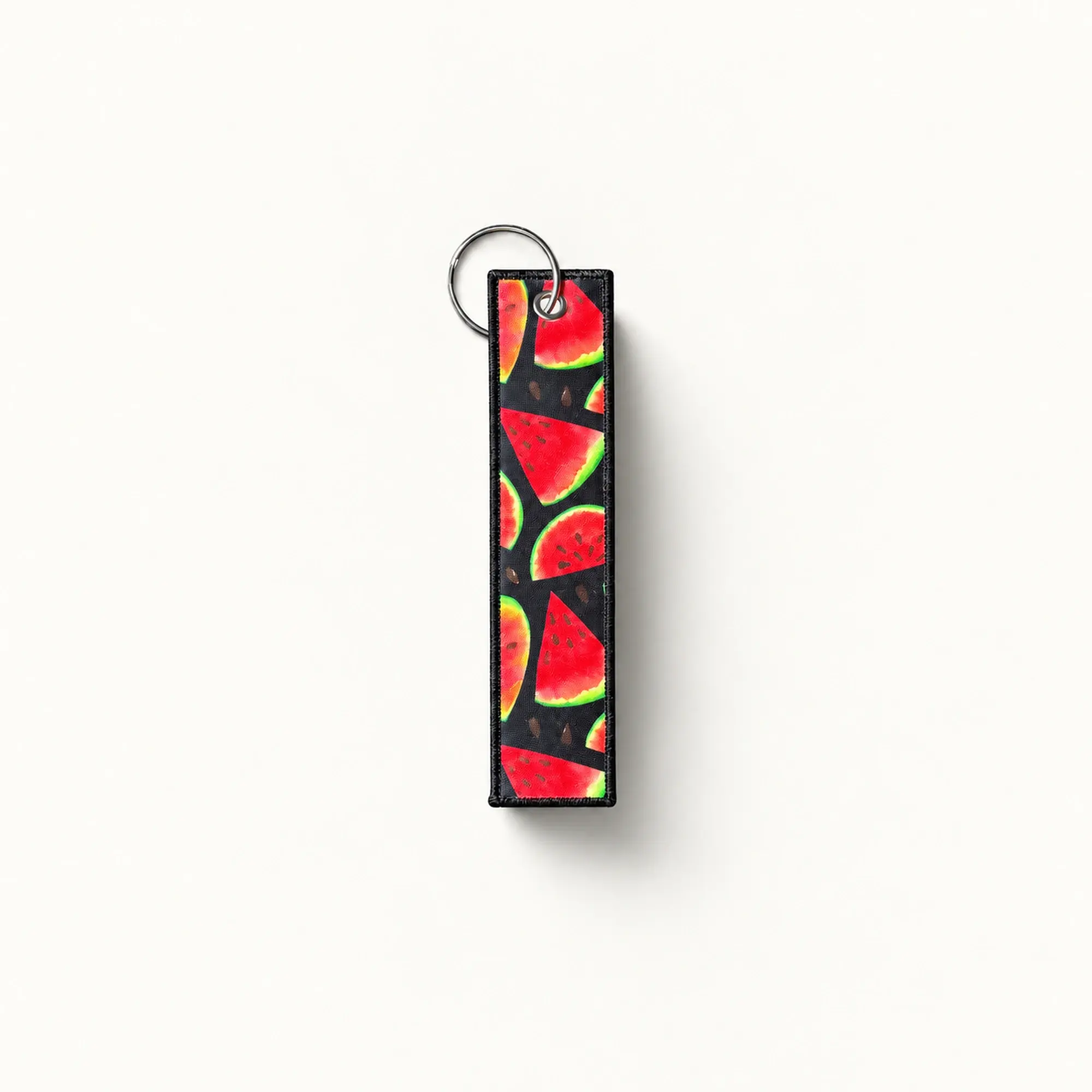 Personalized Watermelon Pattern Fabric Key Fob