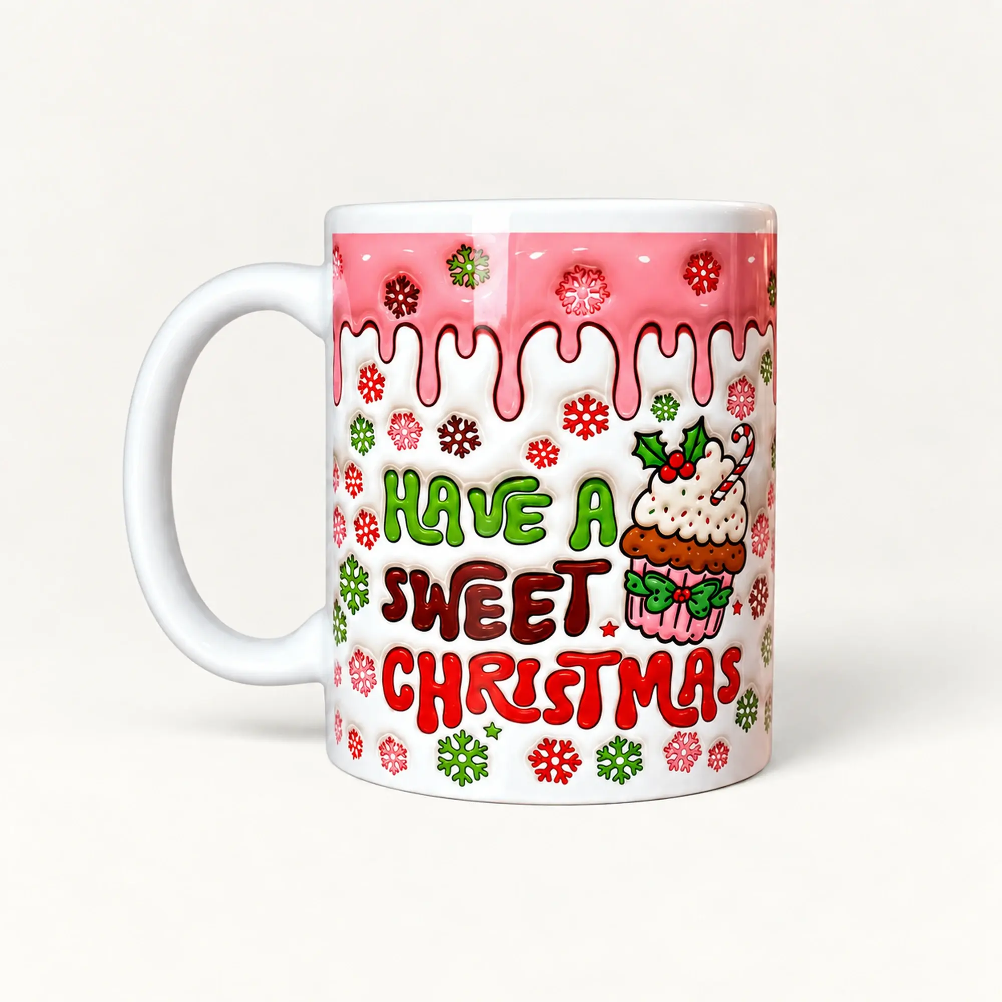 Have a Sweet Christmas Heat-Pressed Ceramic Mug