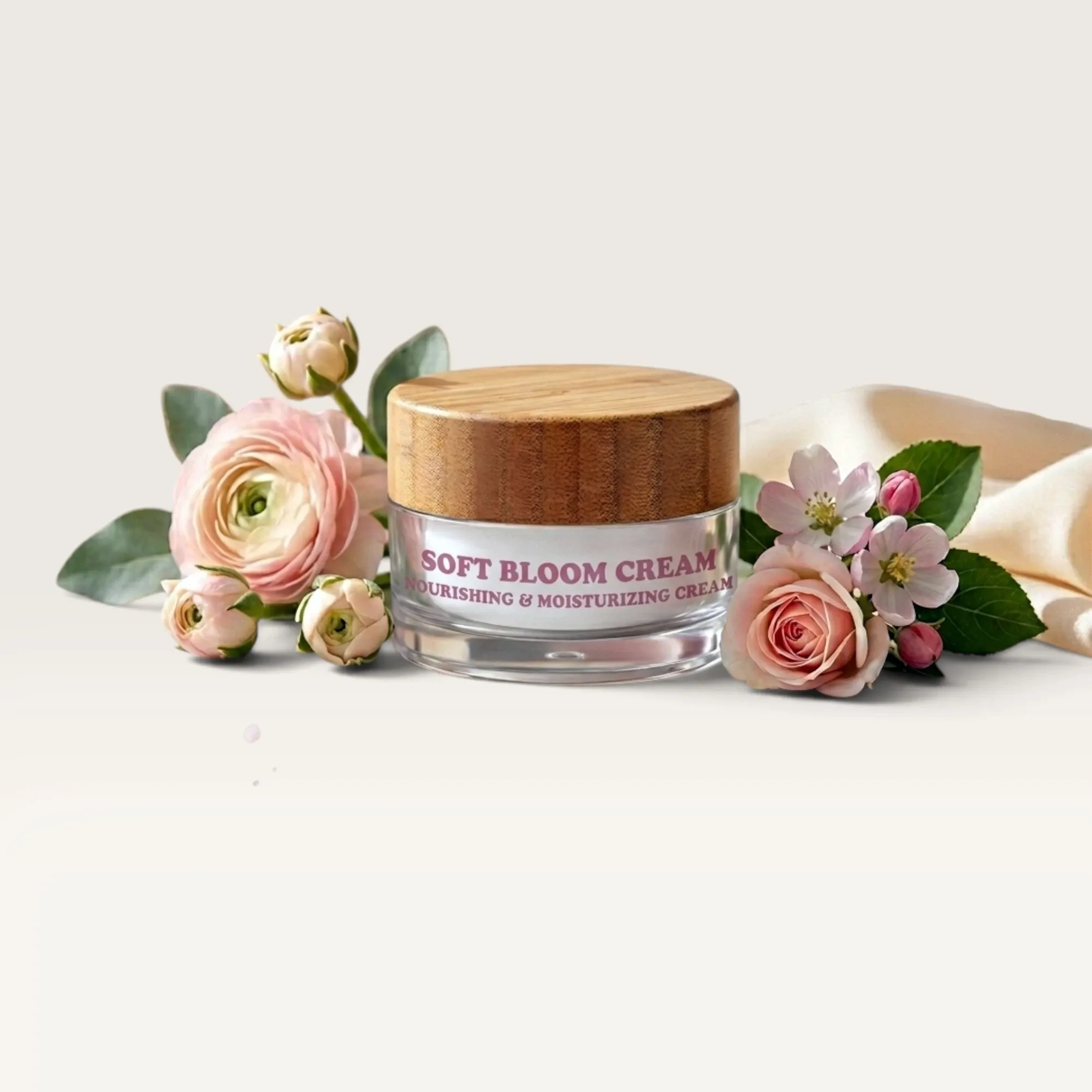 SoftBloom Natural Nourishing and Moisturizing Face Cream