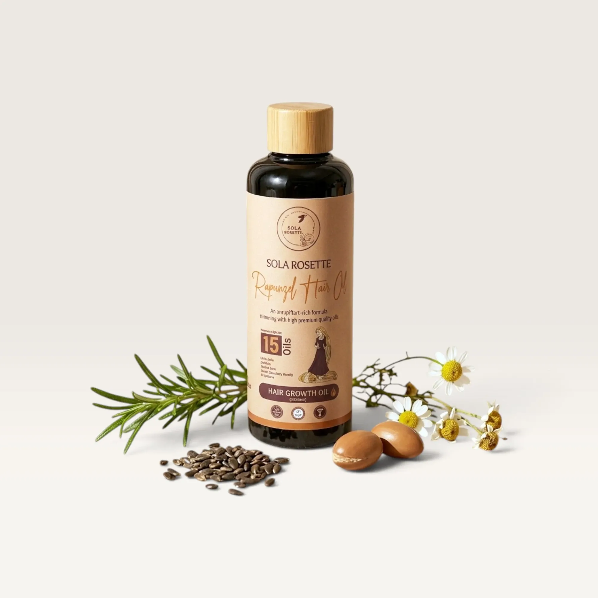 Rapunzel Natural Hair Strengthening and Growth Oil Blend