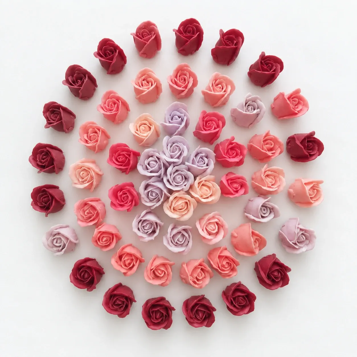 Mini Rose-Shaped Glycerin Soap Favor with Fragrance – 4x4x4 cm