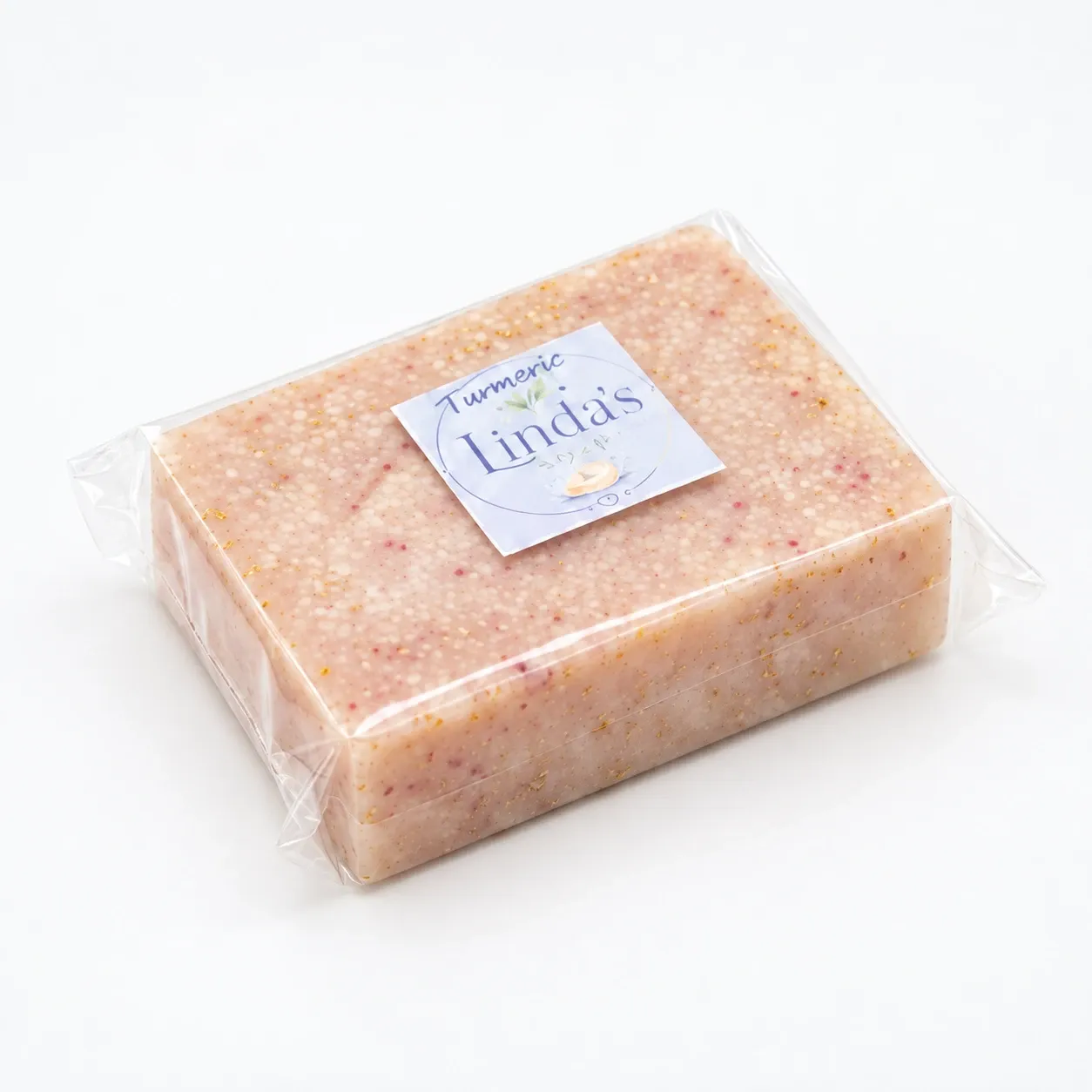 Natural Turmeric and Rice Glycerin Facial Soap – 9x7x3 cm