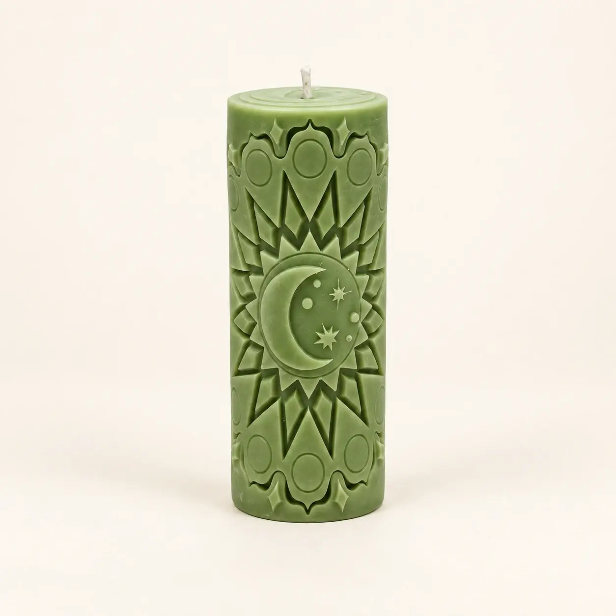 Tall Ramadan Lantern Pattern Scented Candle (Available In Scents and Colors)