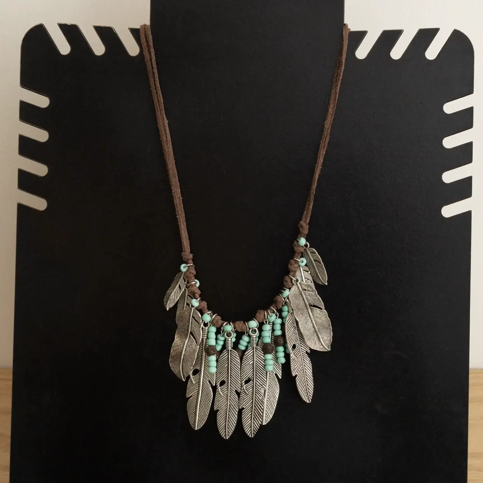 Contemporary Necklace in turquoise