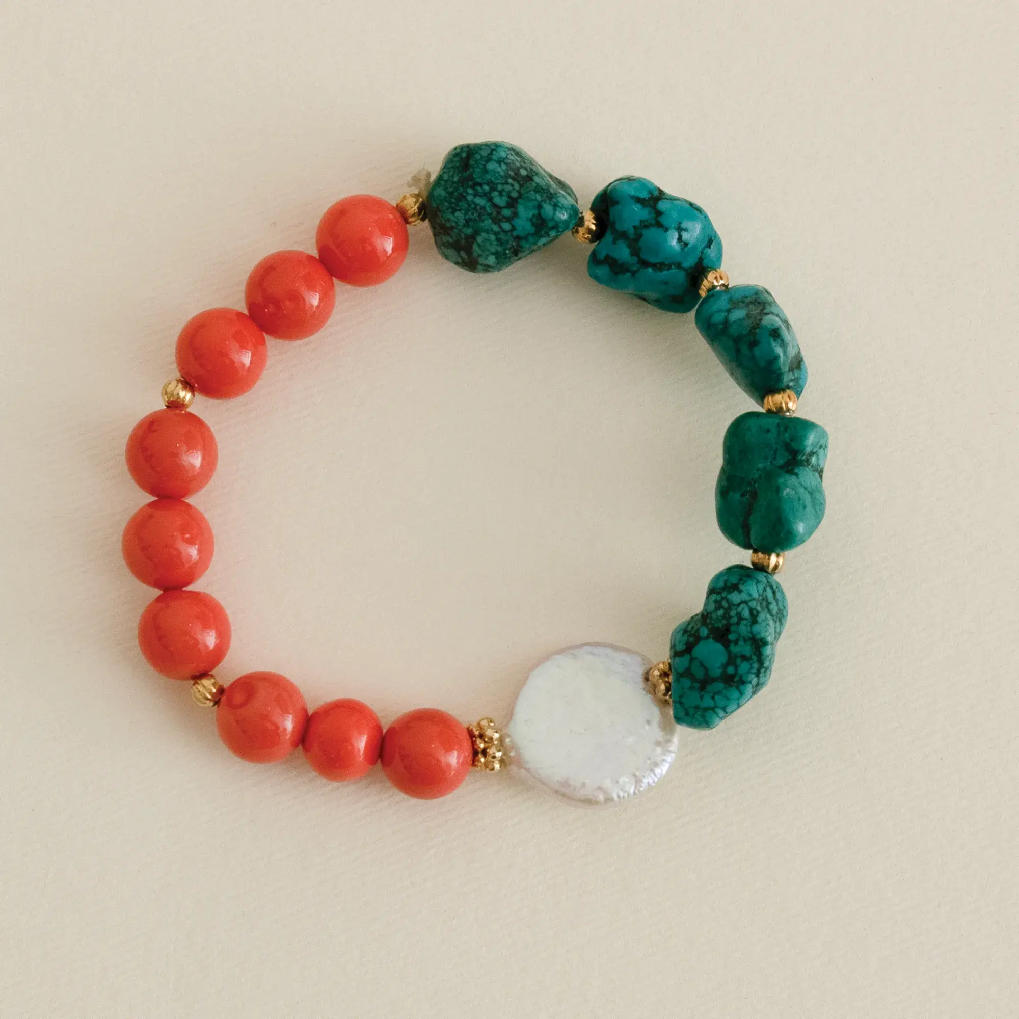 Contemporary Bracelet in turquoise