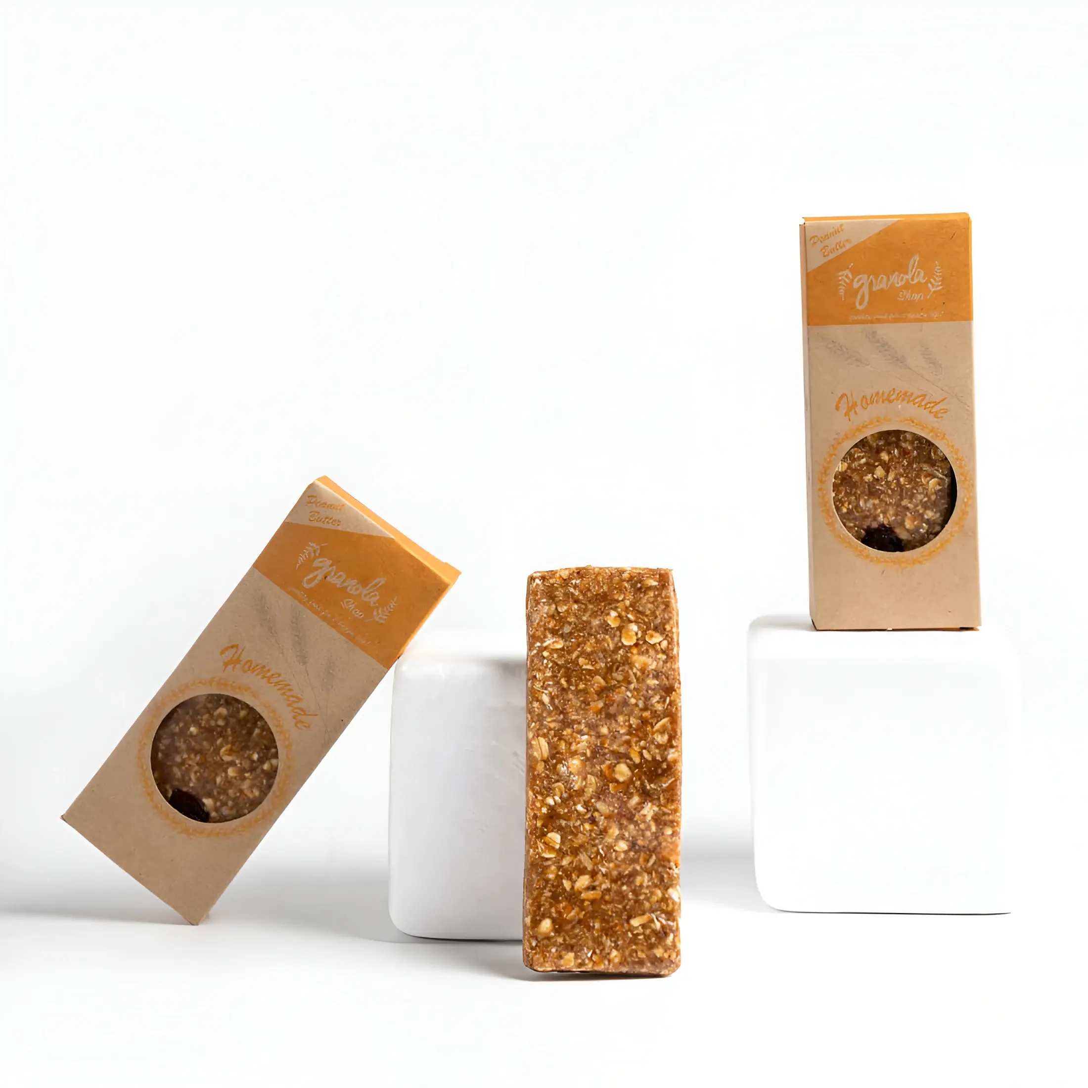 Peanut Butter Granola Bar with Almonds and Dates – 60 g