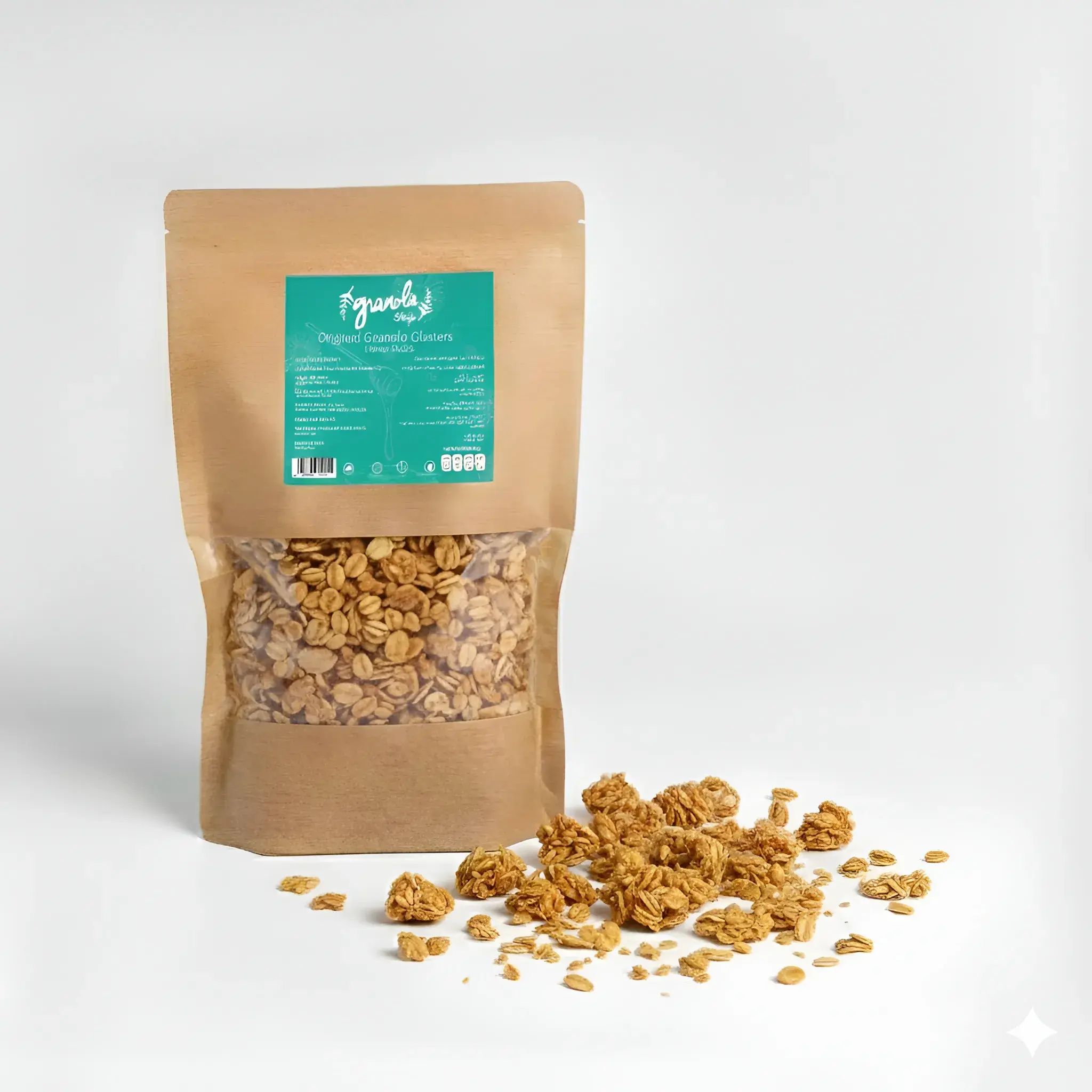 Original Honey-Roasted Granola Clusters with Coconut Oil – 400 g