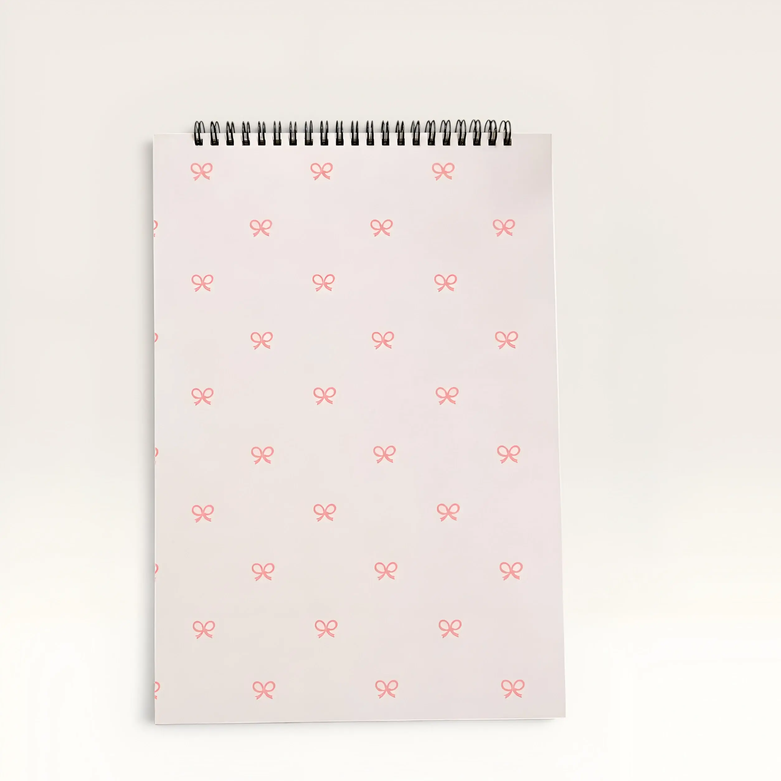 Pink Bow A4 Drawing and Coloring Book – Customizable with Any Image