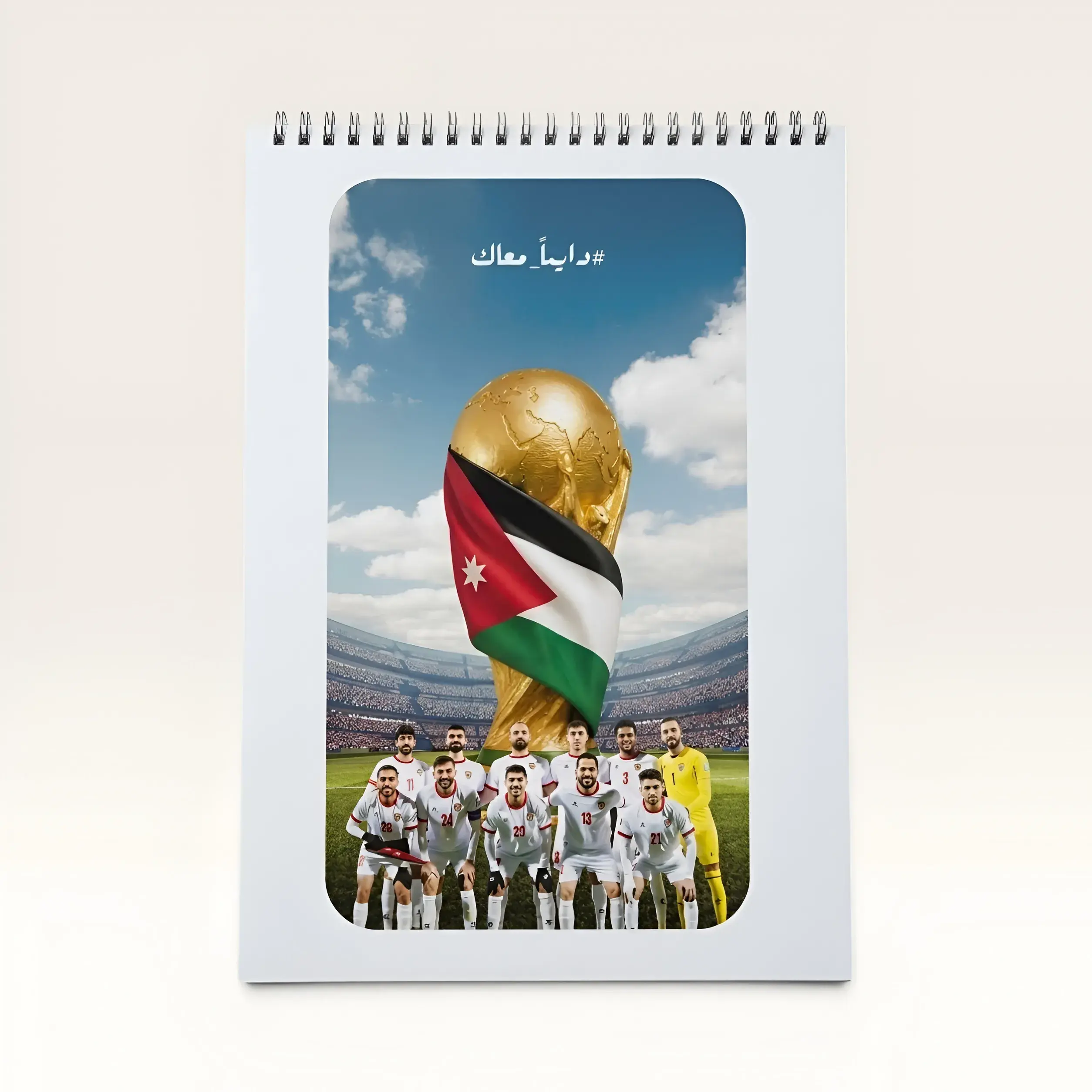 Jordan Team A4 Drawing and Coloring Book – Customizable with Any Image