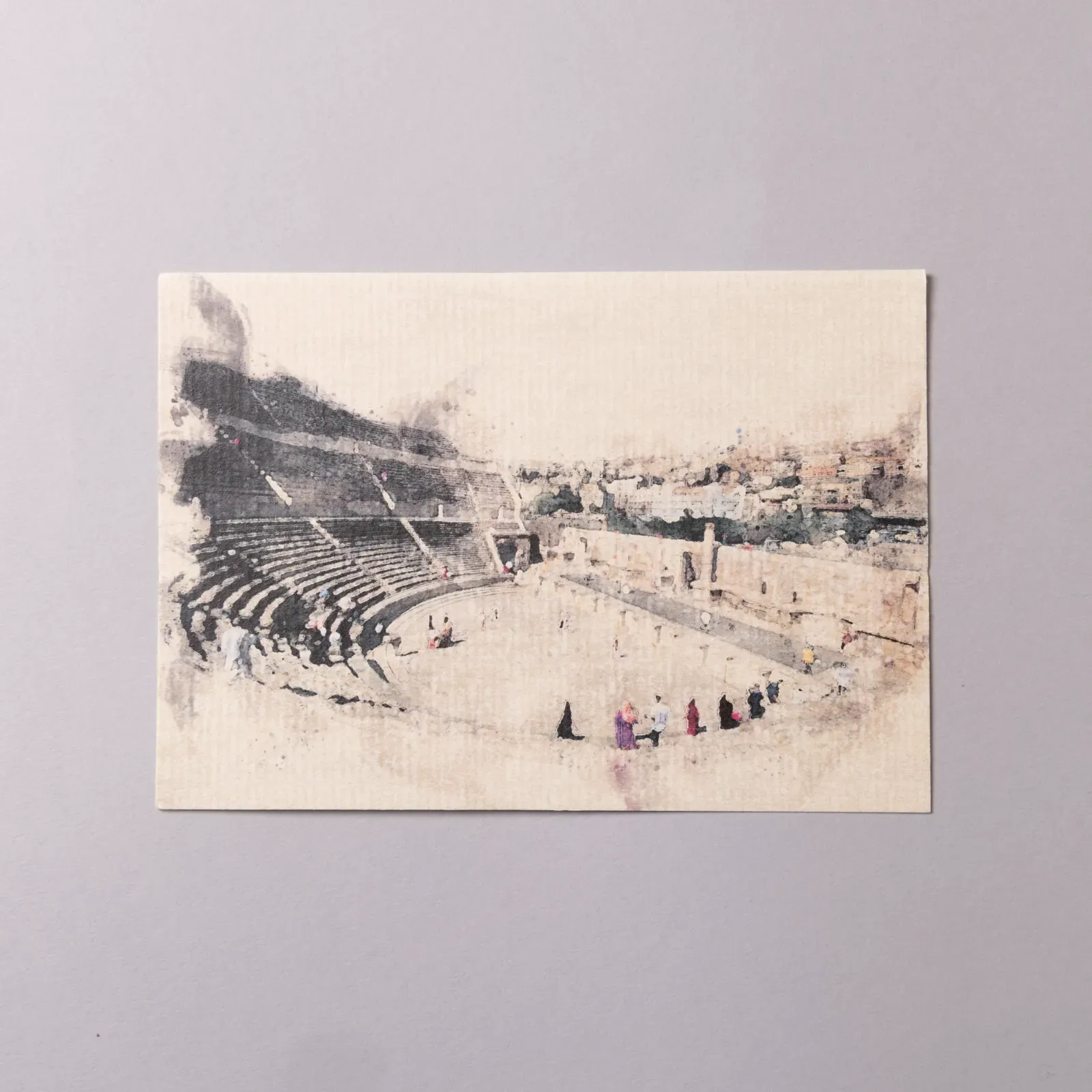 Roman Theatre Jordan Postcard & Poster Print 15x11/21x30 cm