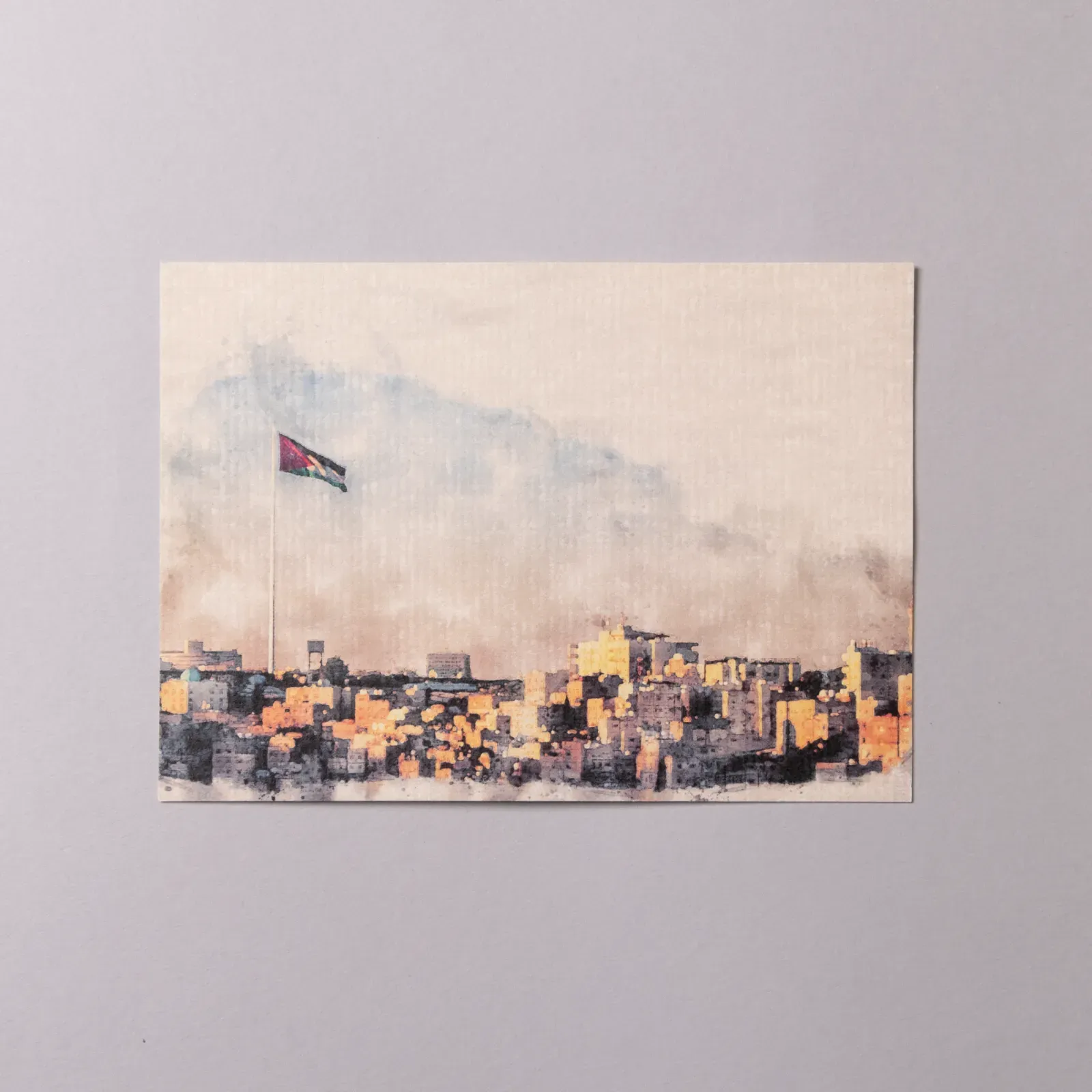 Amman Cityscape Jordan Postcard & Poster Print 15x11/21x30 cm