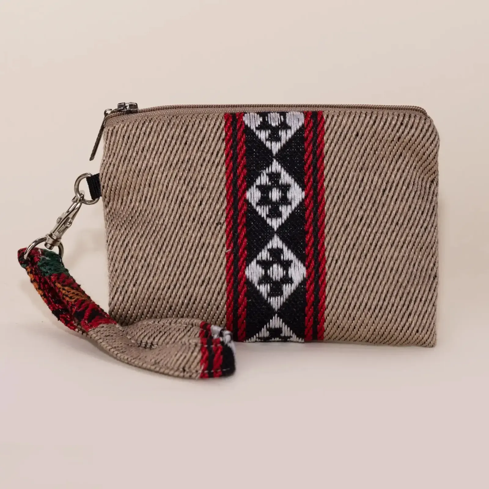 Sand Diamond Large Wallet Keychain 11x15 cm Multi Pocket Handmade