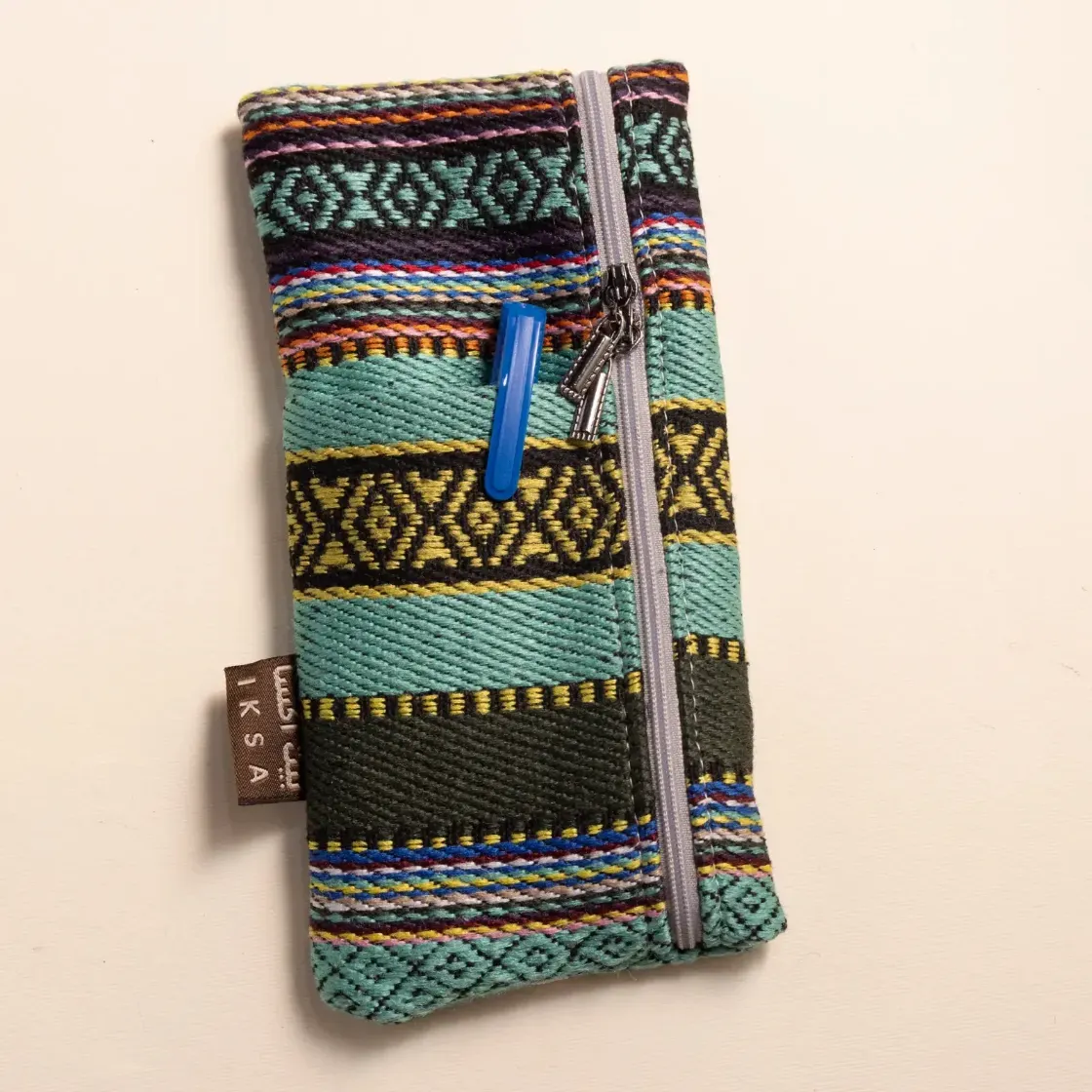 Sage Oasis Organizer Pencil Case & Glasses Holder Handmade
