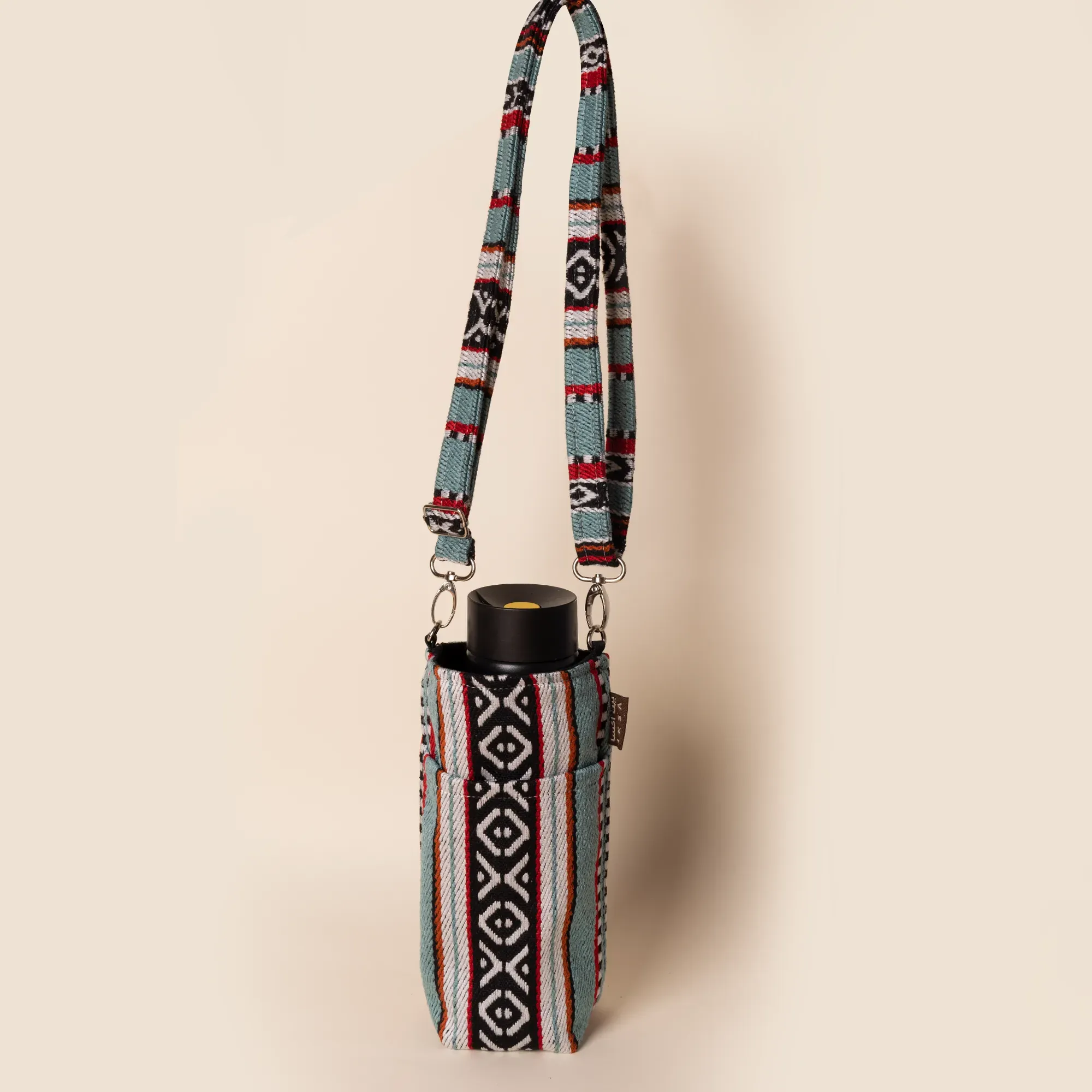 Desert Dusk Water Bottle Carry Bag Cotton Handmade Travel