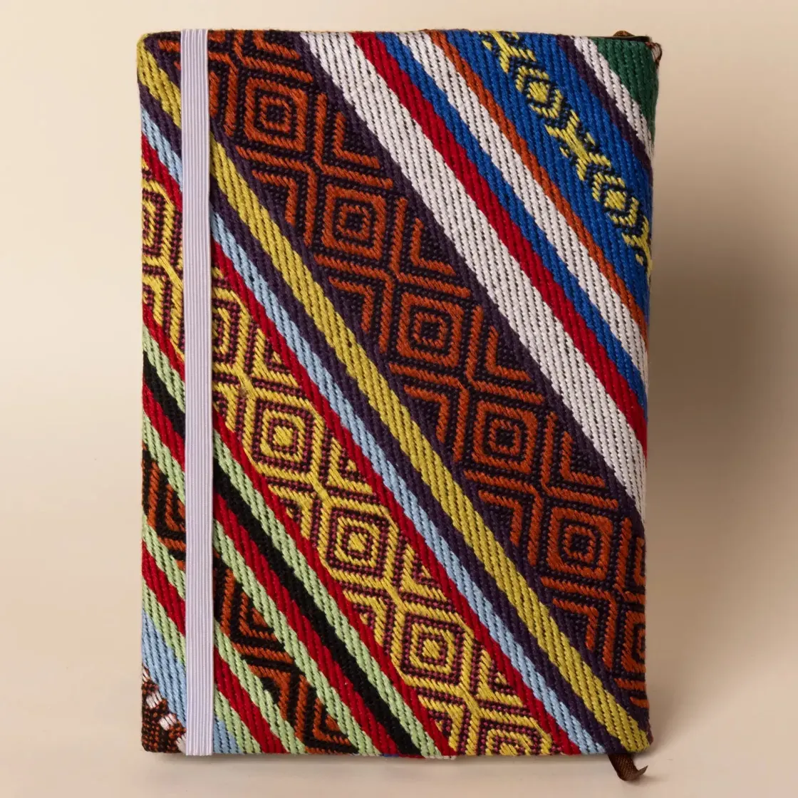 Desert Sunset Mosaic A5 Notebook Cover Fabric Handmade Removable