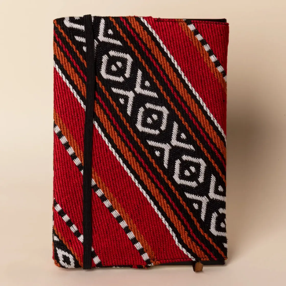 Scarlet Ridge Geometric A5 Notebook Cover Fabric Handmade