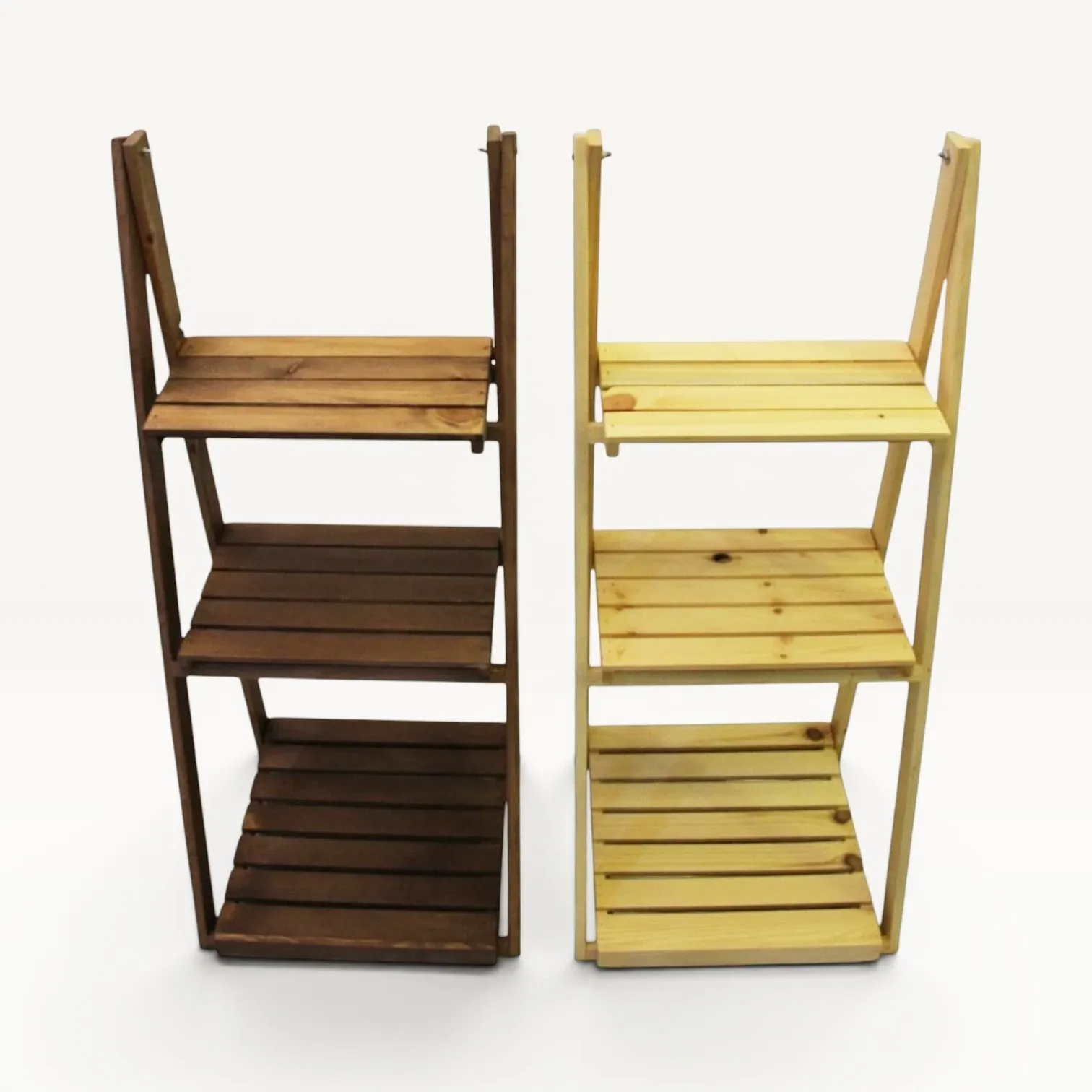 Handmade Multi-Purpose Swedish Wood Bathroom Storage Stand 93cm