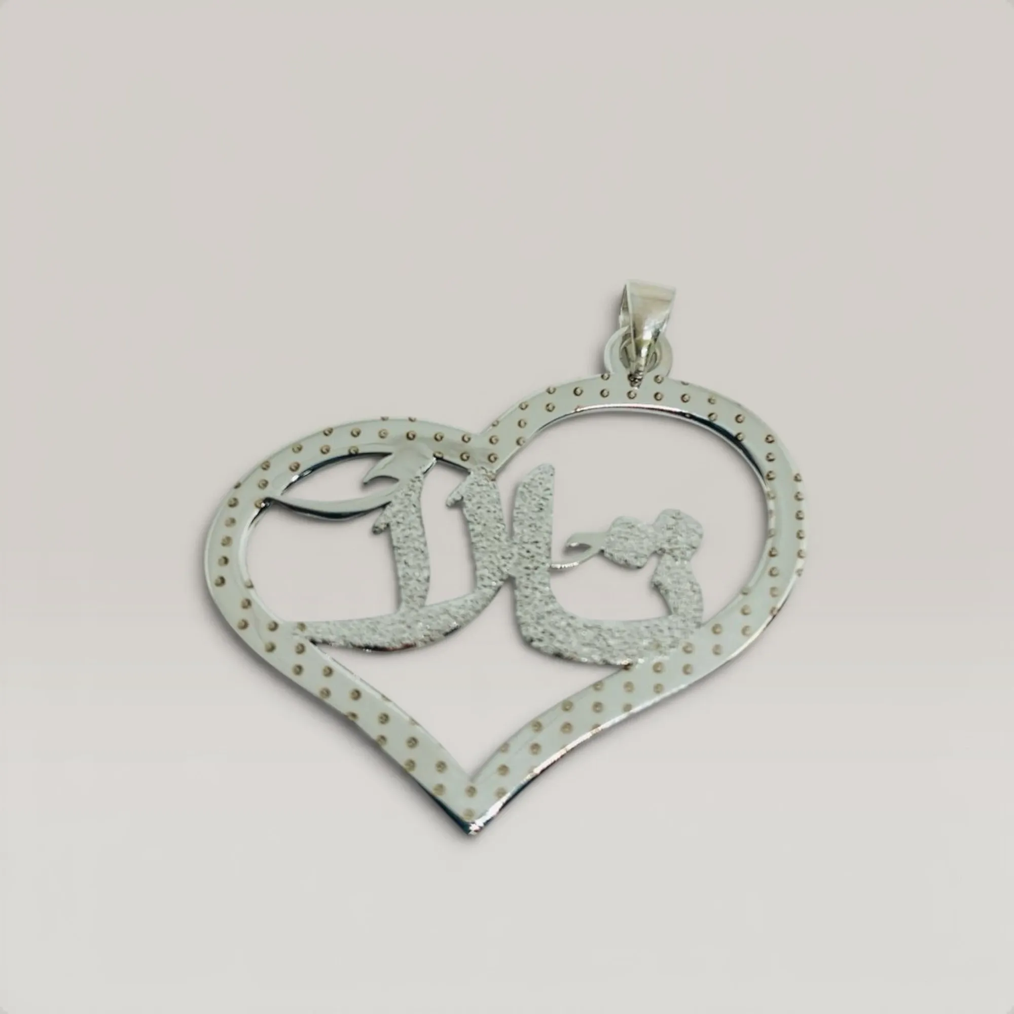 Custom Pendant Necklace in 925 Sterling Silver Handmade Design