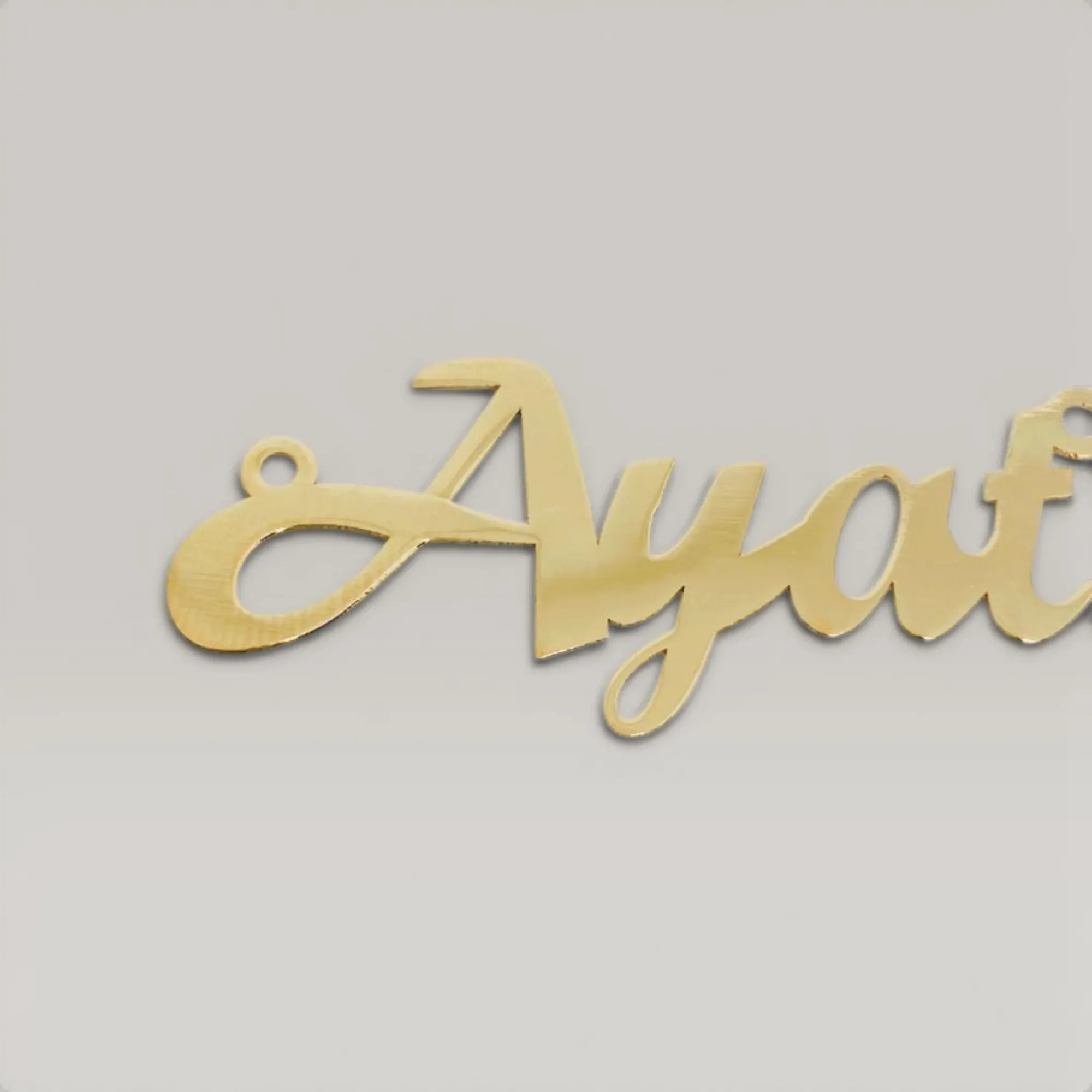 Classic Name Necklace in 925 Sterling Silver Gold Plated