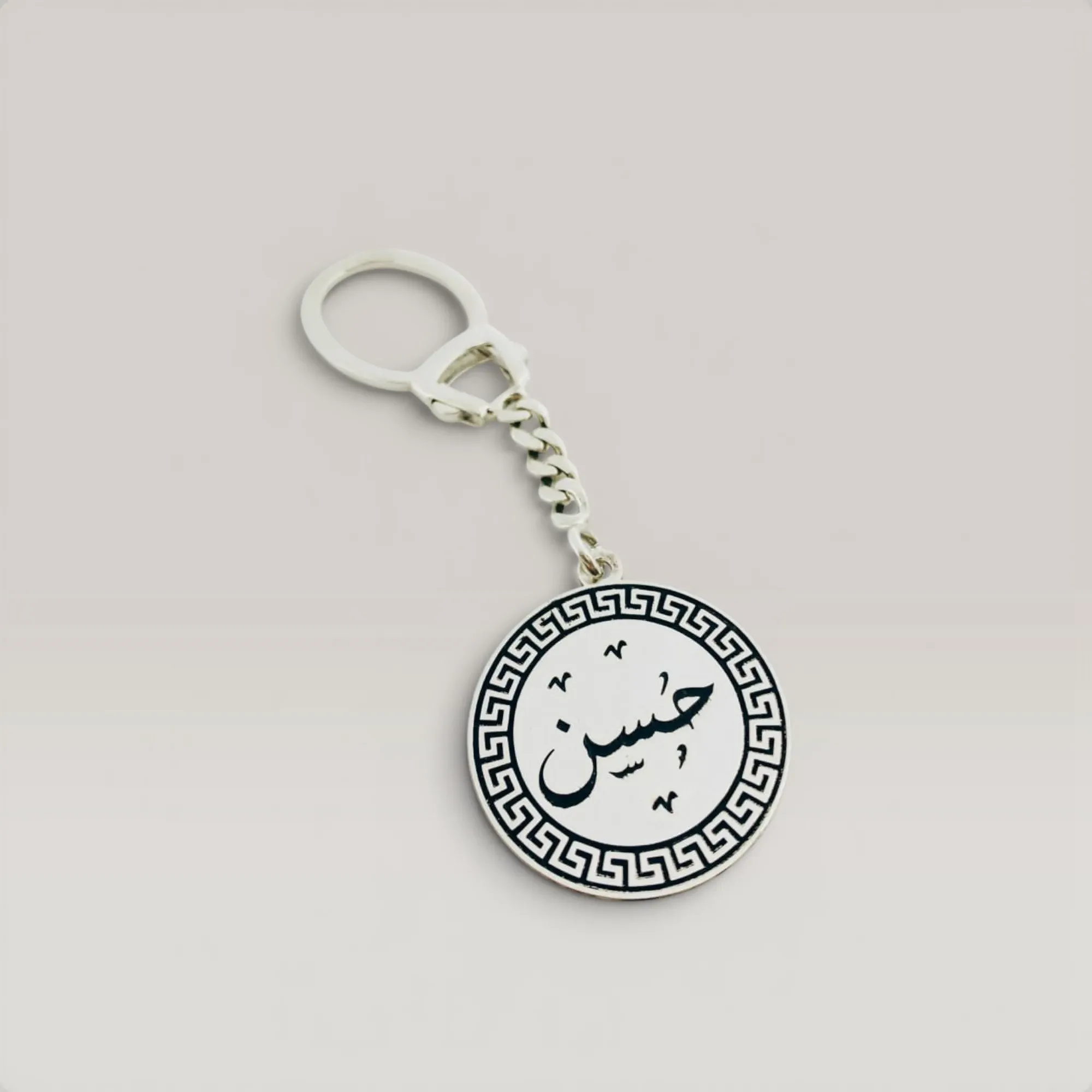 Classic Medal Pendant in Authentic 925 Sterling Silver Handmade