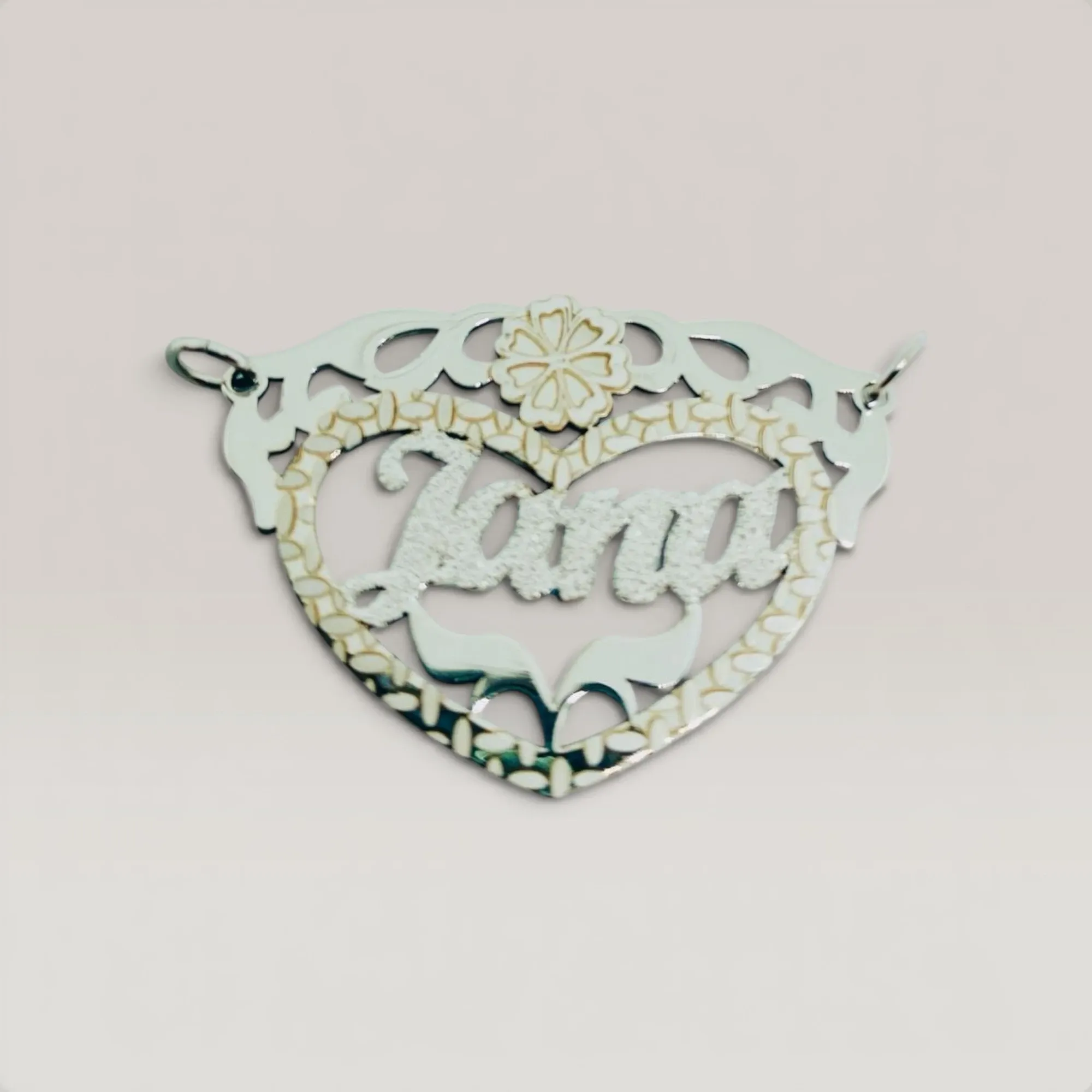 Personalized Arabic Name Necklace in 925 Sterling Silver Handmade