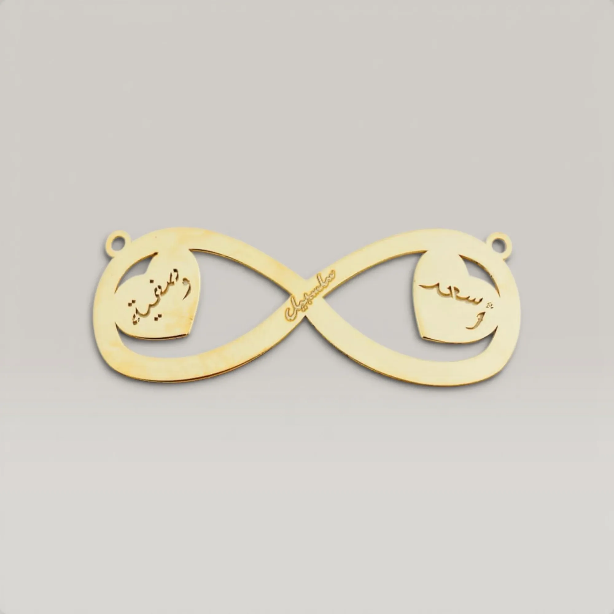 Infinity Symbol Necklace in 925 Sterling Silver Gold Plated