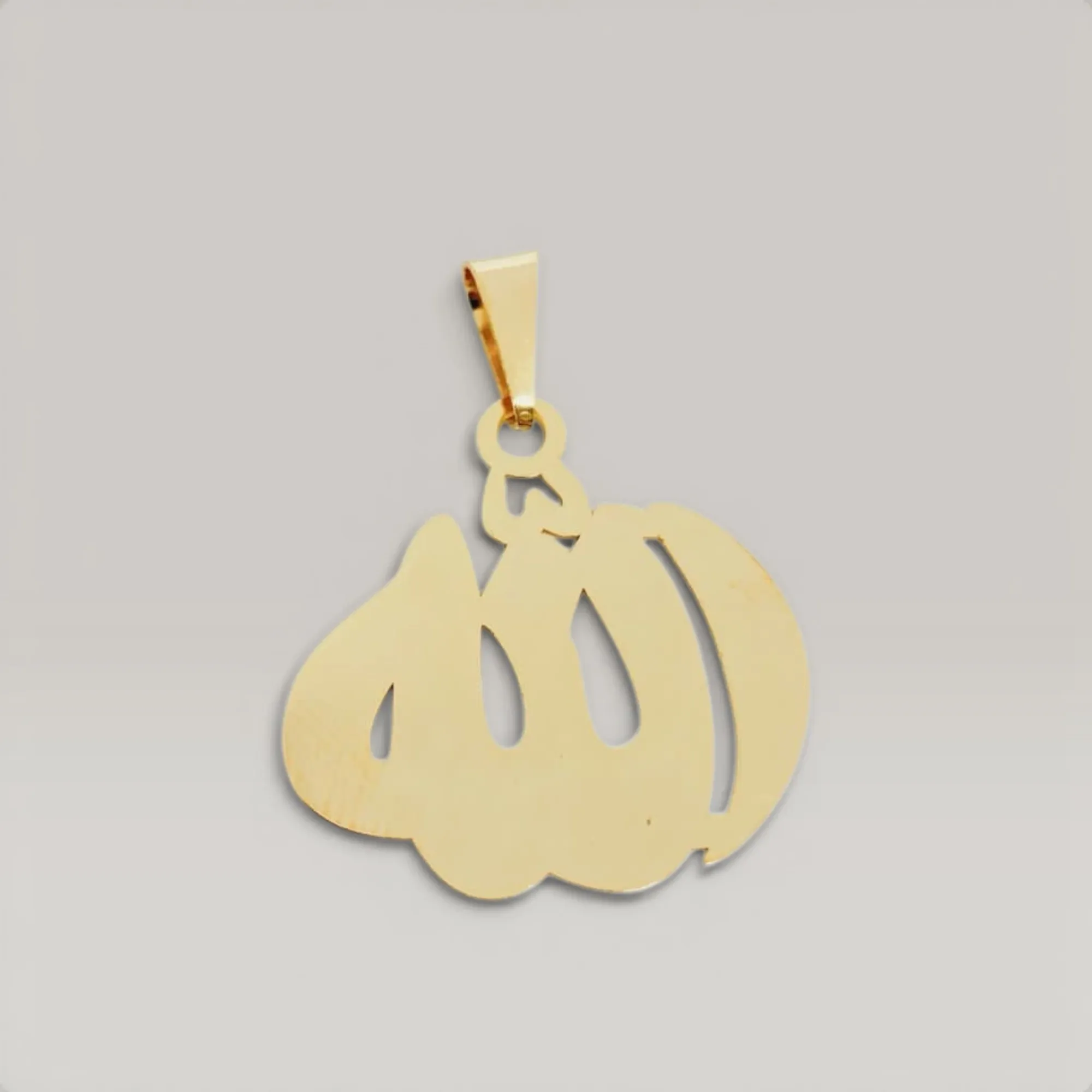 Divine Name Necklace (Lafz Al-Jalalah) in 925 Silver Gold