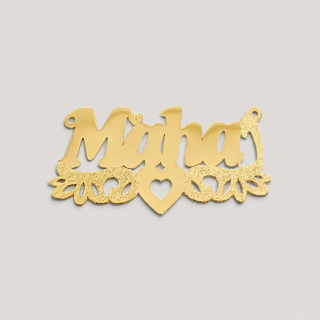 Arabic Name Necklace with Diacritics in 925 Silver Gold Plated