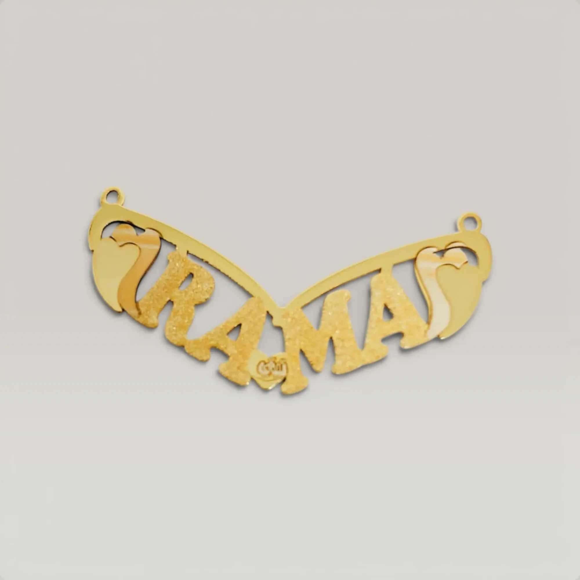 Personalized Name Necklace in 925 Sterling Silver Gold Plated