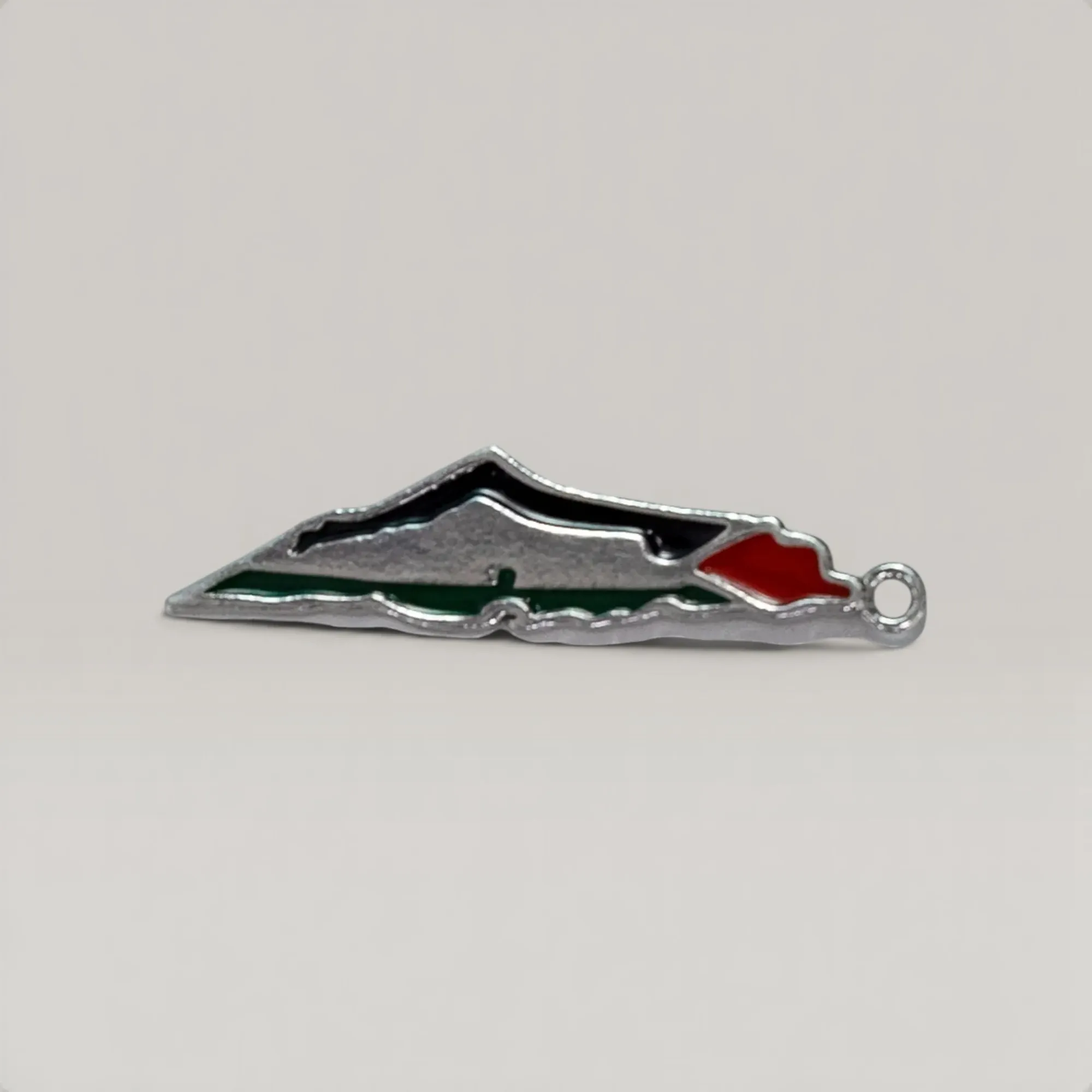Palestine Map Necklace in 925 Sterling Silver Handmade Design