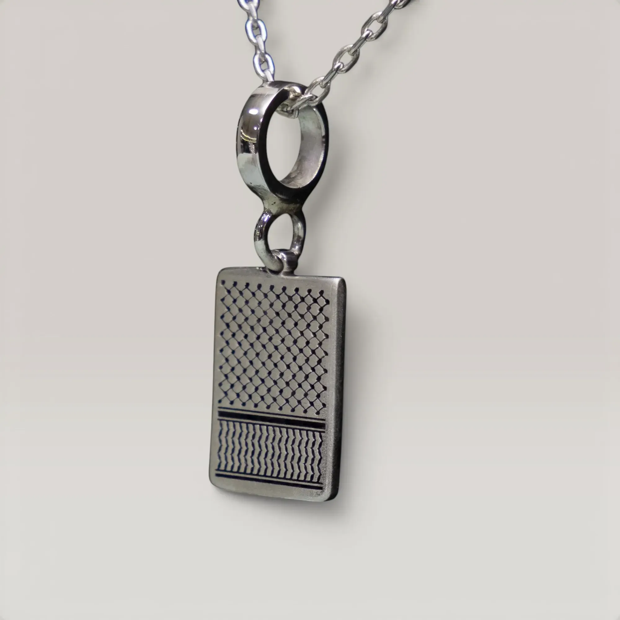Palestine Pendant Necklace in 925 Sterling Silver Handmade Design